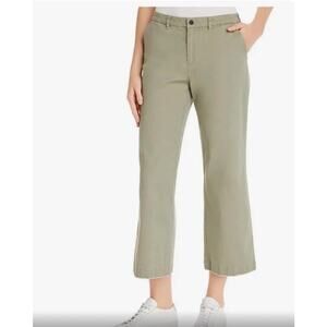 ATM Anthony Thomas Melillo Cropped Enzyme Wash Boyfriend Pant Faded Sage Green 4